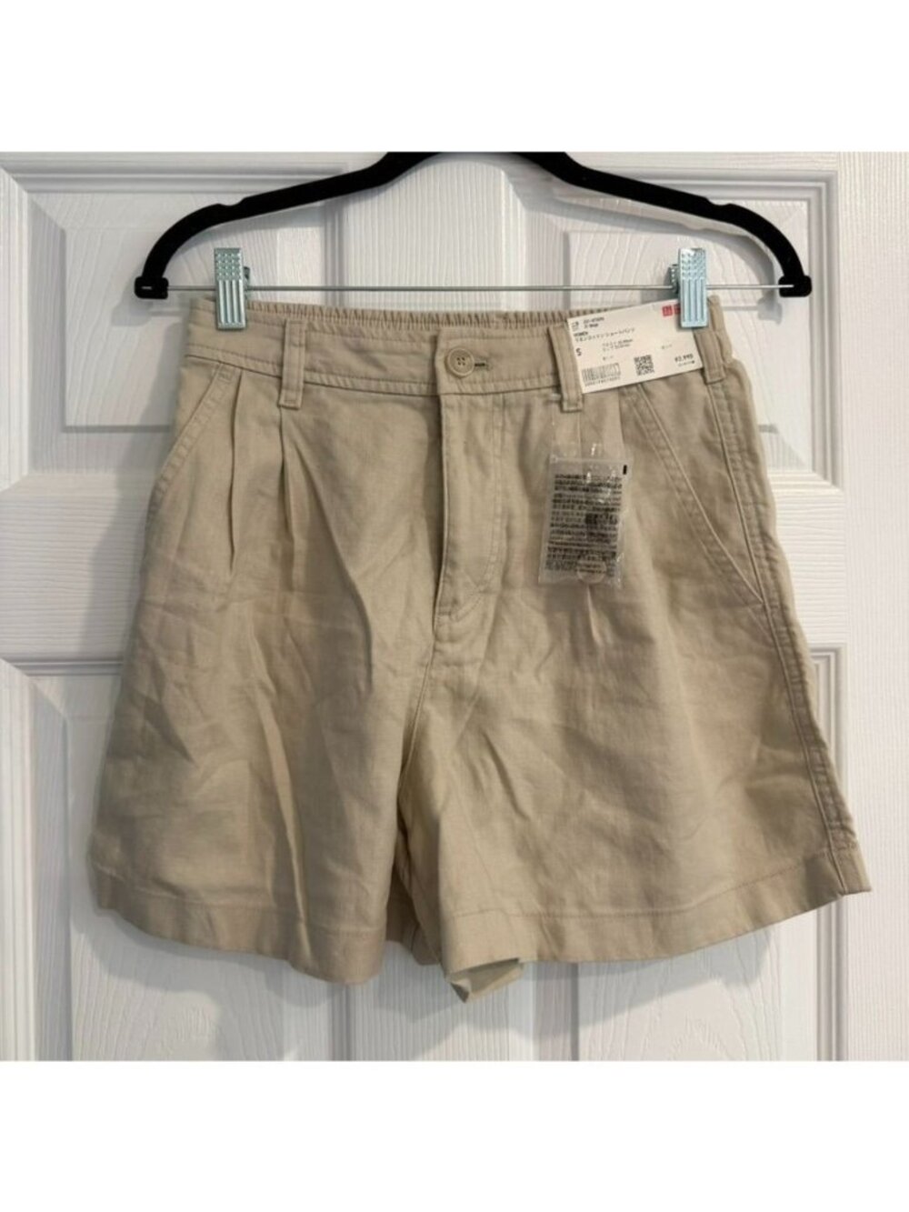 UNIQLO Linen Cotton Casual Shorts Size Small NWT